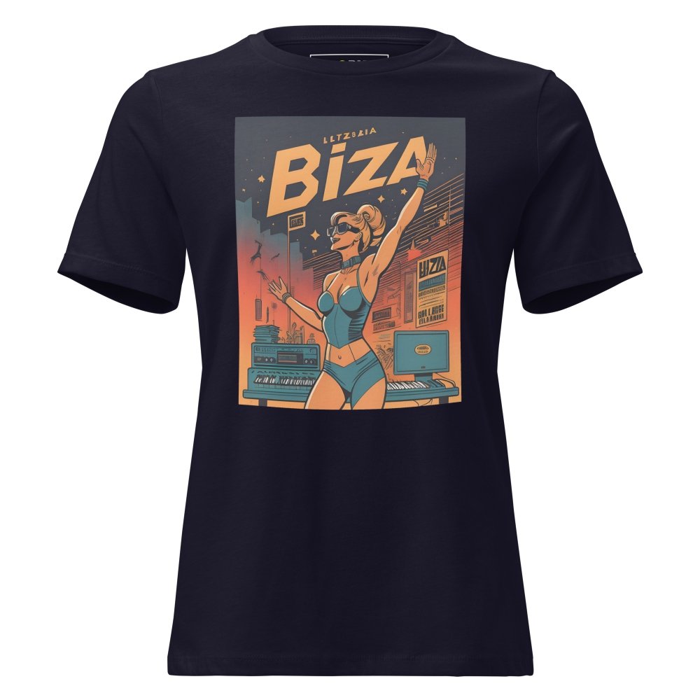 Women's Relaxed T-Shirt - Ibiza Night Club Heroes Comic Series v.23 — GRAPHIC T-SHIRTS
