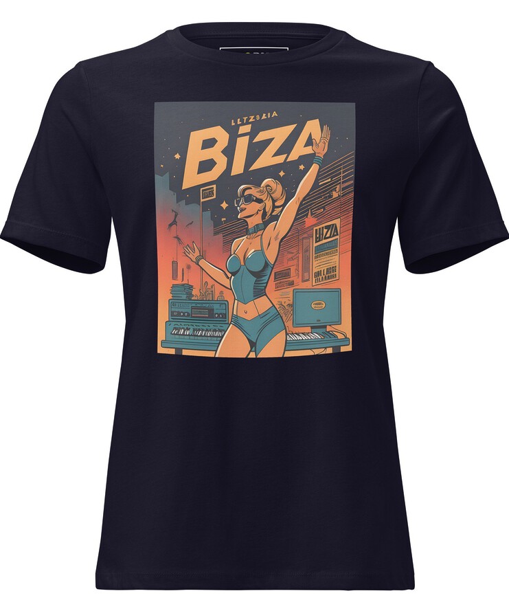 Women's Relaxed T-Shirt - Ibiza Night Club Heroes Comic Series v.23 | T-Shirt | Buy Online | GRAPHIC T-SHIRTS