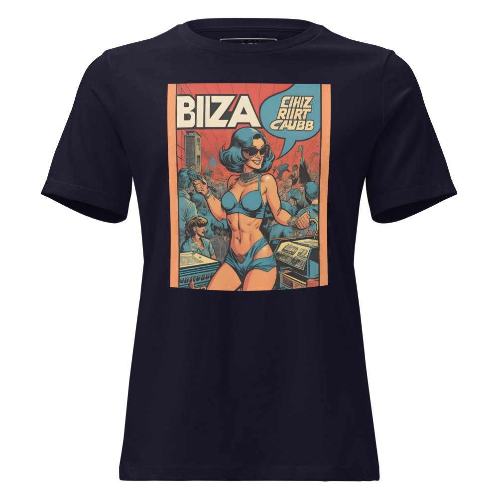 Women's Relaxed T-Shirt - Ibiza Night Club Heroes Comic Series v.22 — GRAPHIC T-SHIRTS