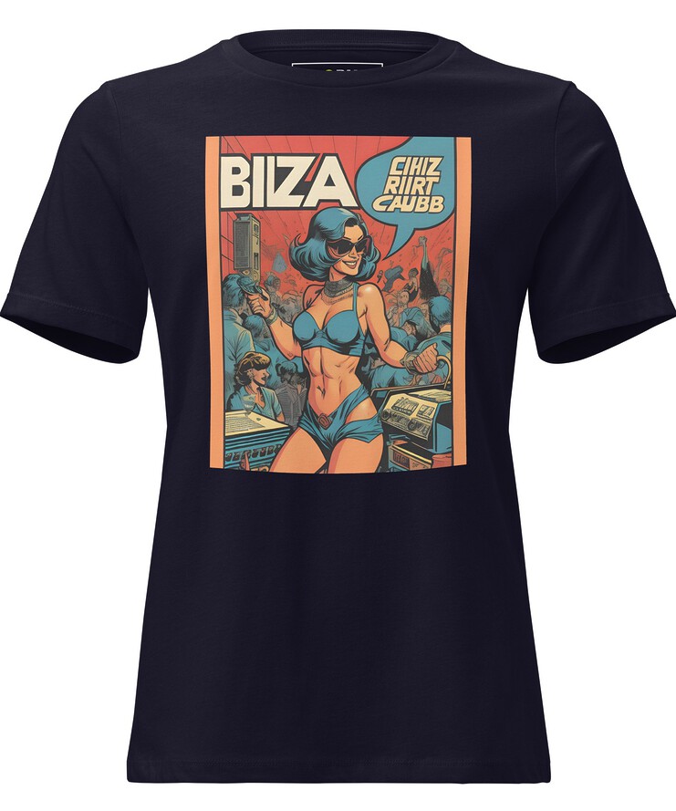 Women's Relaxed T-Shirt - Ibiza Night Club Heroes Comic Series v.22 | T-Shirt | Buy Online | GRAPHIC T-SHIRTS