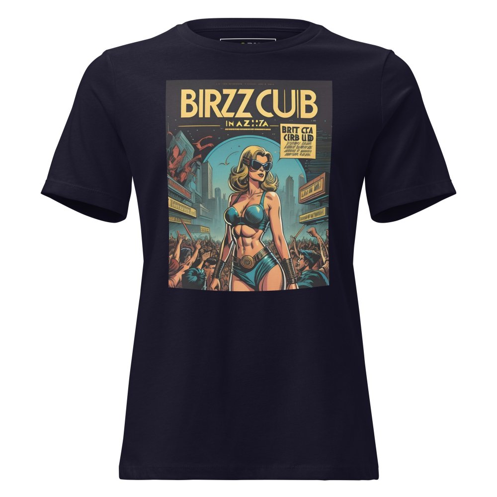 Women's Relaxed T-Shirt - Ibiza Night Club Heroes Comic Series v.17 — GRAPHIC T-SHIRTS
