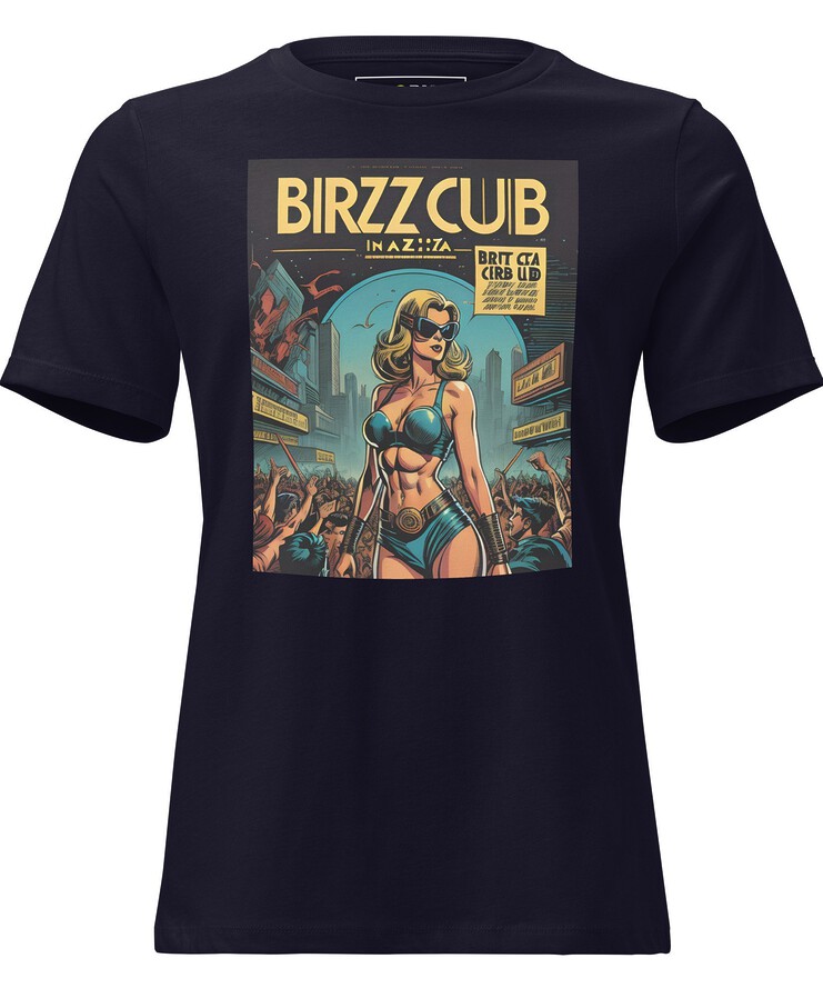 Women's Relaxed T-Shirt - Ibiza Night Club Heroes Comic Series v.17 | T-Shirt | Buy Online | GRAPHIC T-SHIRTS