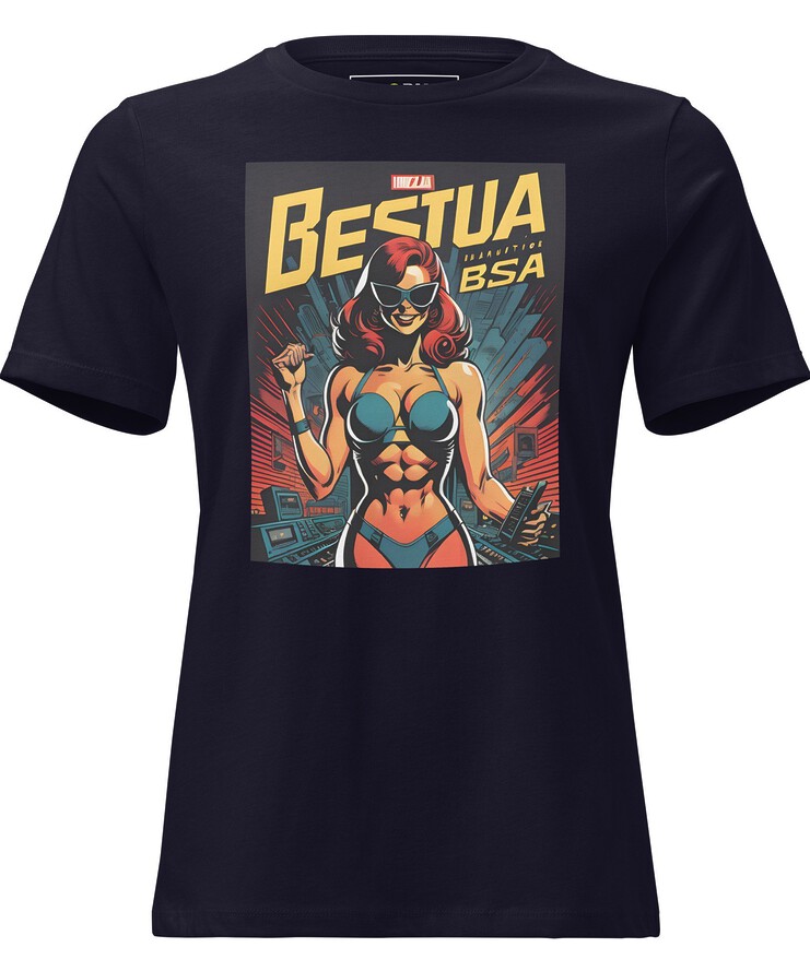 Women's Relaxed T-Shirt - Ibiza Night Club Heroes Comic Series v.14 | T-Shirt | Buy Online | GRAPHIC T-SHIRTS