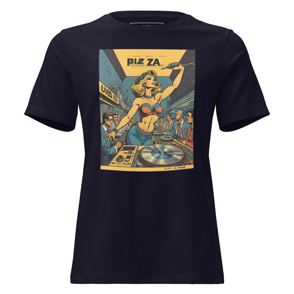 Women's Relaxed T-Shirt - Ibiza Night Club Heroes Comic Series v.5 — GRAPHIC T-SHIRTS