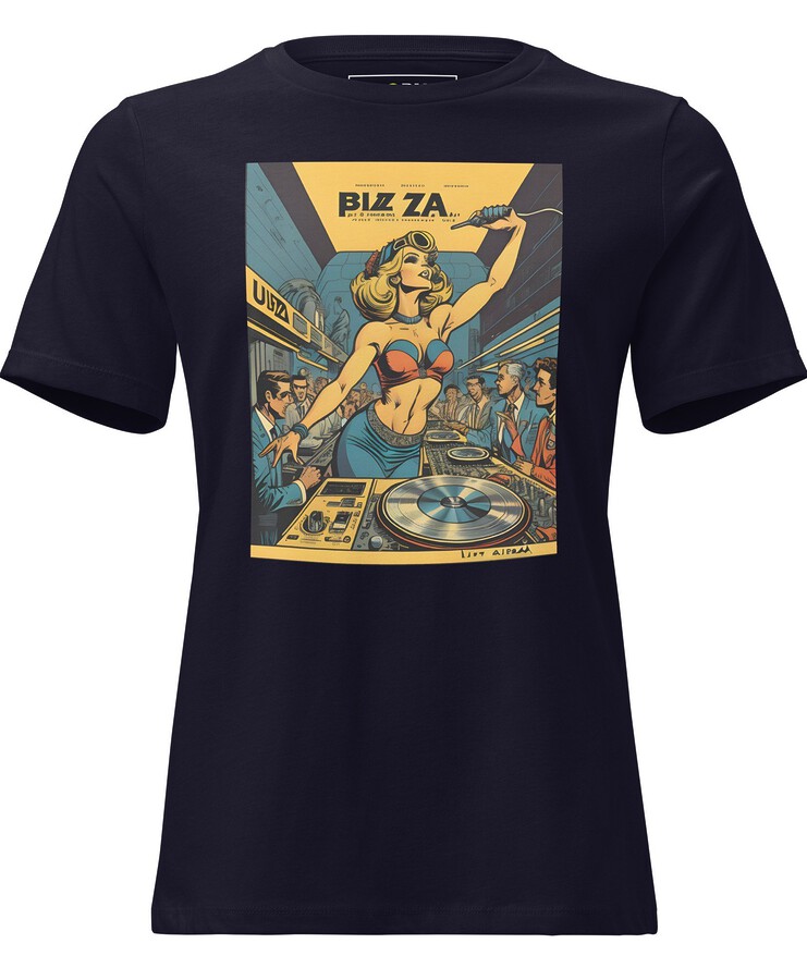 Women's Relaxed T-Shirt - Ibiza Night Club Heroes Comic Series v.5 | T-Shirt | Buy Online | GRAPHIC T-SHIRTS