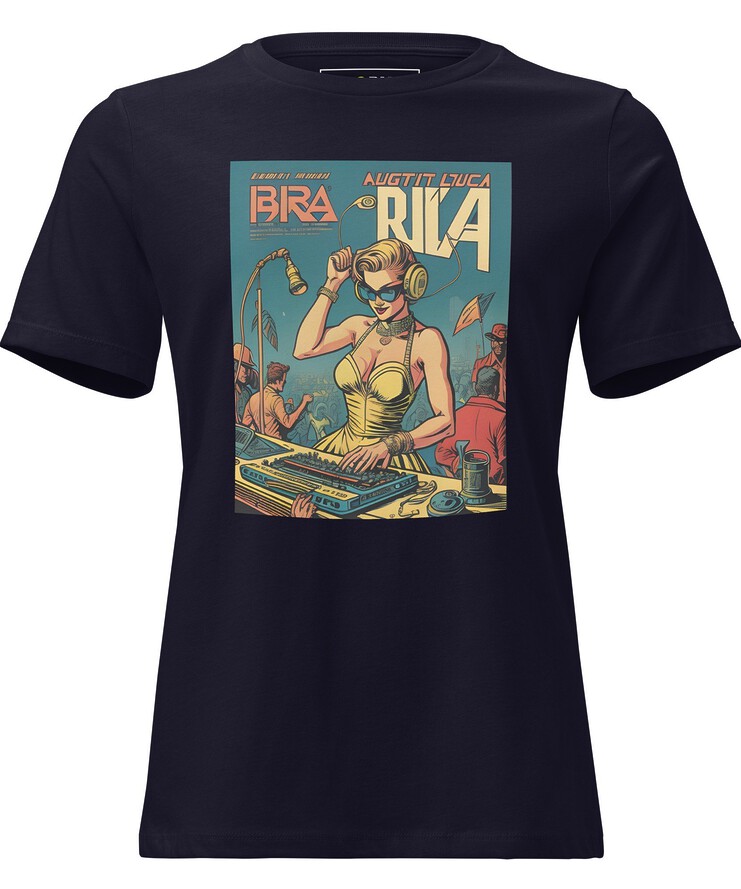 Women's Relaxed T-Shirt - Ibiza Night Club Heroes Comic Series v.2 | T-Shirt | Buy Online | GRAPHIC T-SHIRTS