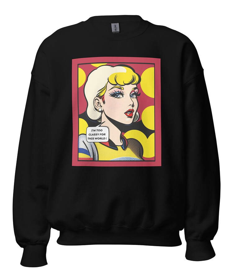 Unisex Crew Neck Sweatshirt - Vintage American Comic Series v.13 | Sweatshirt | Buy Online | GRAPHIC T-SHIRTS
