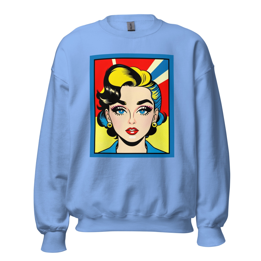 Unisex Crew Neck Sweatshirt - Vintage American Comic Series v.26