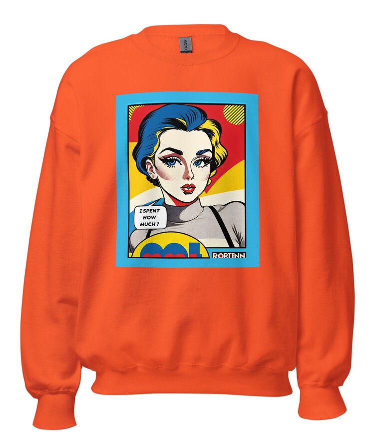 Unisex Crew Neck Sweatshirt - Vintage American Comic Series v.24 | Sweatshirt | Buy Online | GRAPHIC T-SHIRTS