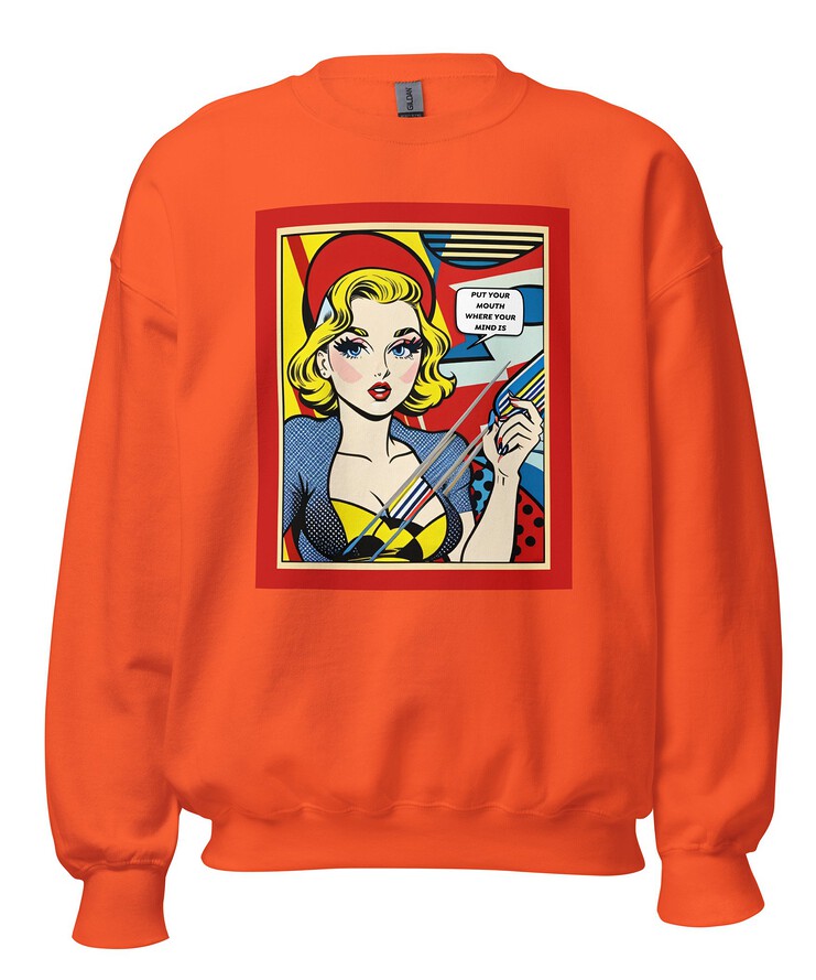 Unisex Crew Neck Sweatshirt - Vintage American Comic Series v.17 | Sweatshirt | Buy Online | GRAPHIC T-SHIRTS