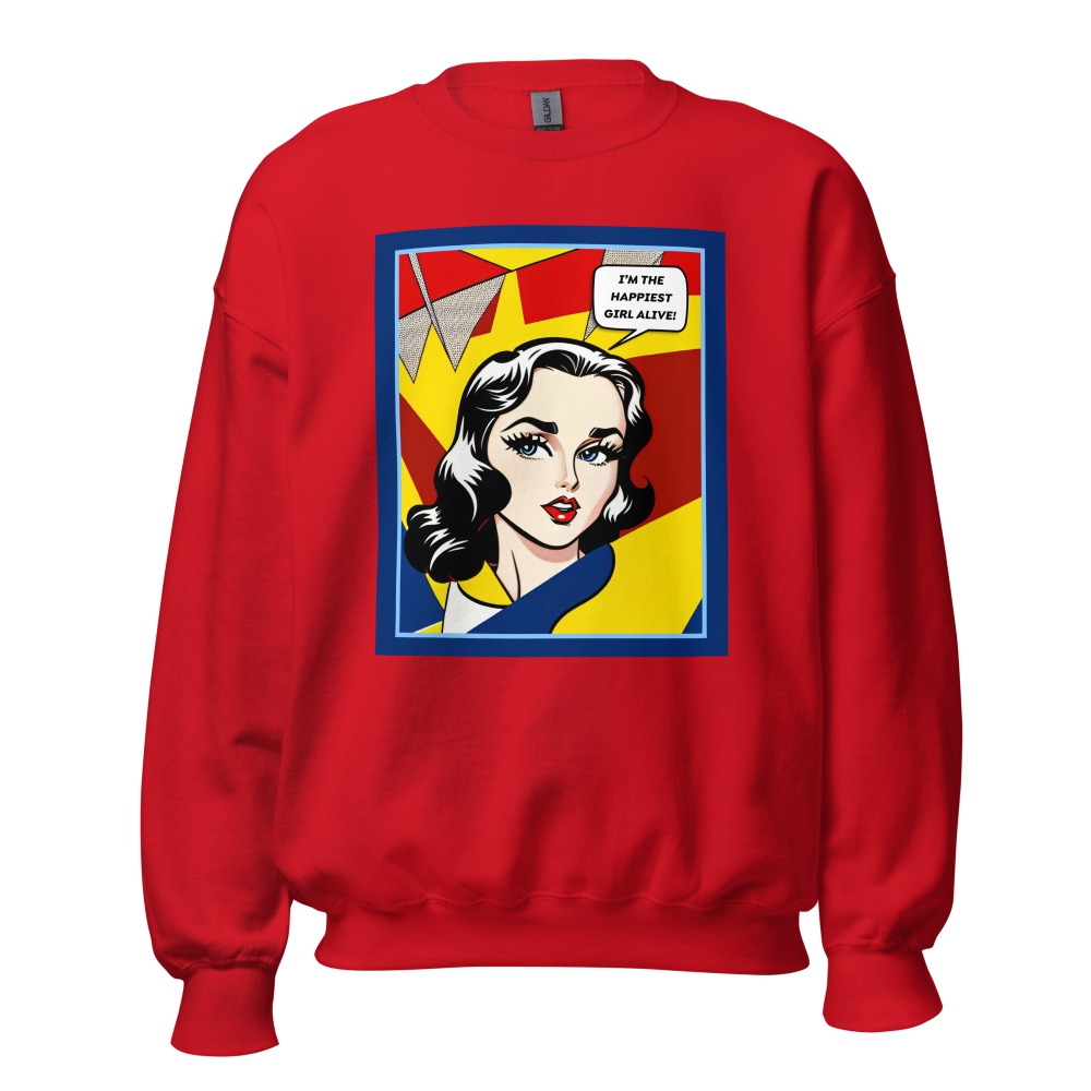Unisex Crew Neck Sweatshirt - Vintage American Comic Series v.28