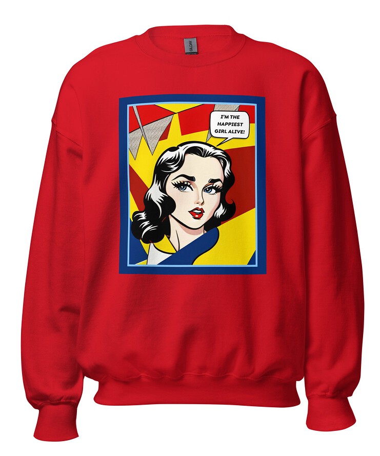 Unisex Crew Neck Sweatshirt - Vintage American Comic Series v.28 | Sweatshirt | Buy Online | GRAPHIC T-SHIRTS