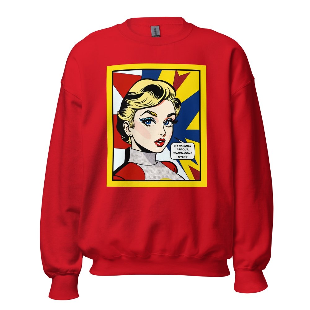 Unisex Crew Neck Sweatshirt - Vintage American Comic Series v.18 — GRAPHIC T-SHIRTS