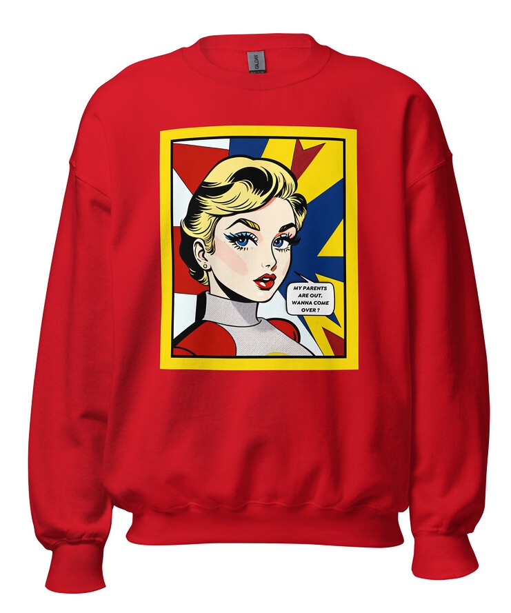 Unisex Crew Neck Sweatshirt - Vintage American Comic Series v.18 | Sweatshirt | Buy Online | GRAPHIC T-SHIRTS