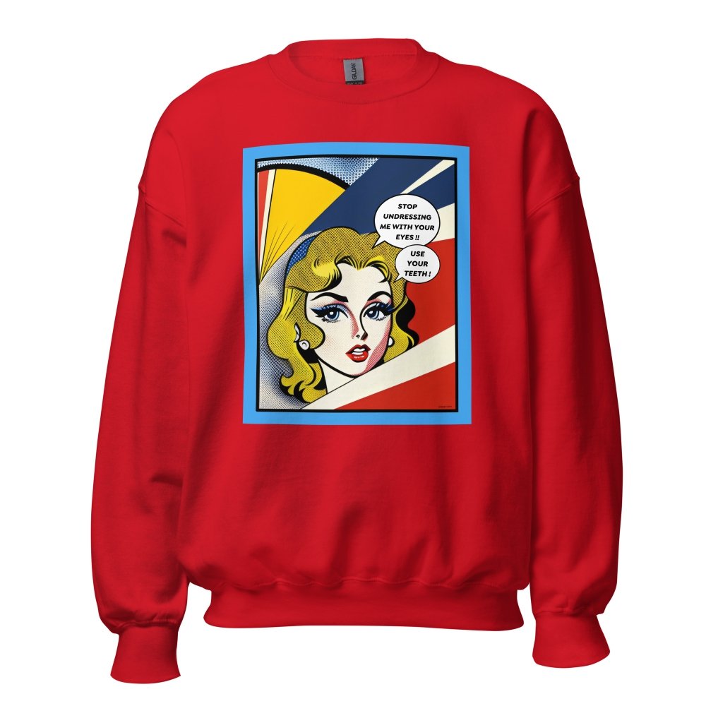 Unisex Crew Neck Sweatshirt - Vintage American Comic Series v.16 — GRAPHIC T-SHIRTS