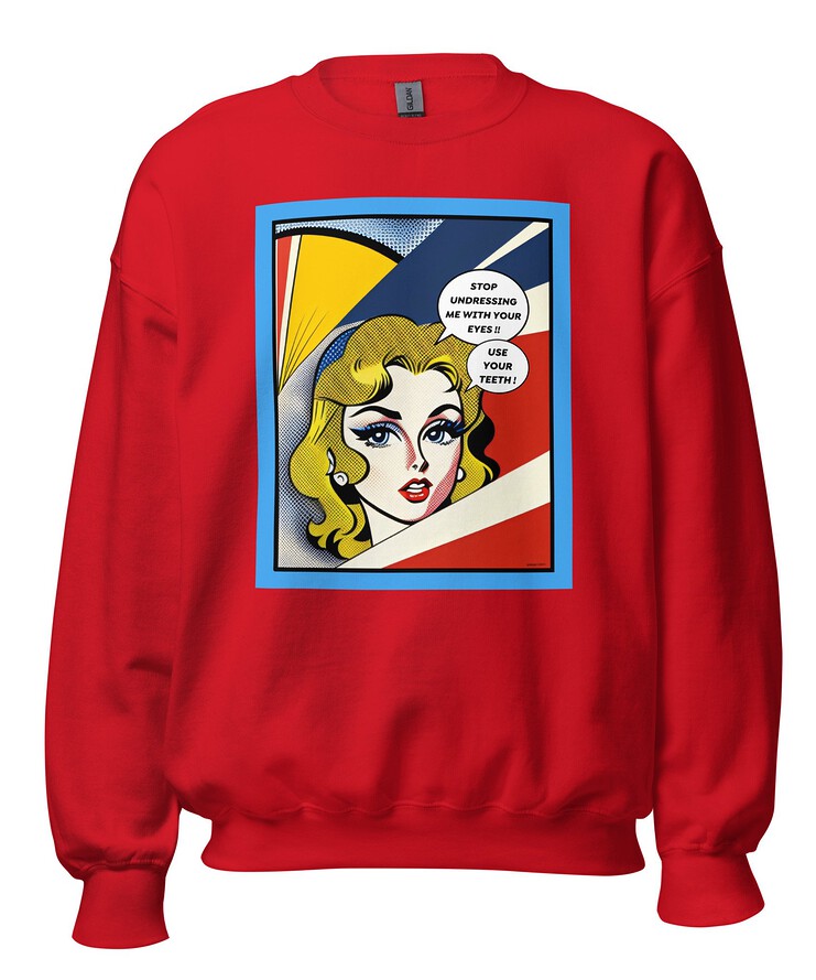 Unisex Crew Neck Sweatshirt - Vintage American Comic Series v.16 | Sweatshirt | Buy Online | GRAPHIC T-SHIRTS