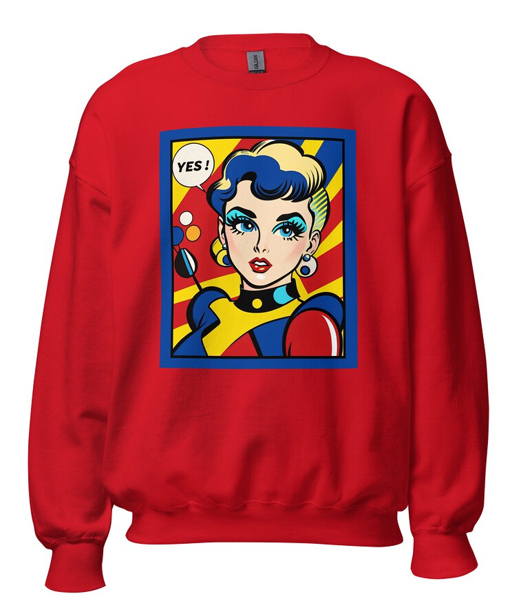 Unisex Crew Neck Sweatshirt - Vintage American Comic Series v.14 | Sweatshirt | Buy Online | GRAPHIC T-SHIRTS