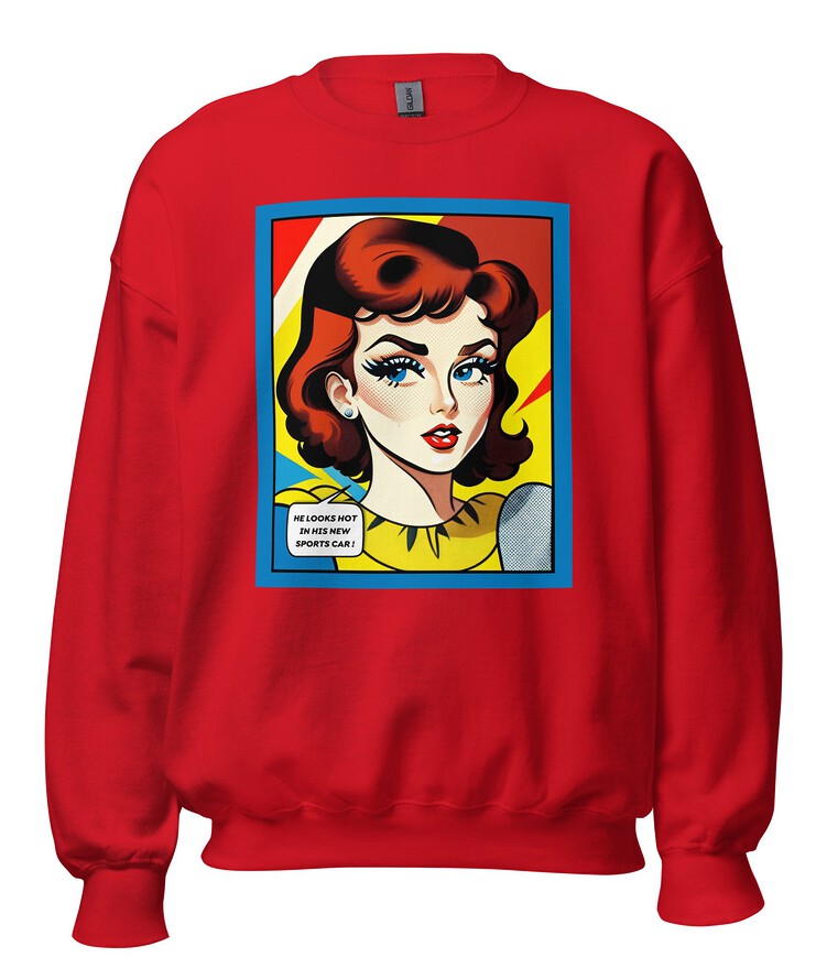 Unisex Crew Neck Sweatshirt - Vintage American Comic Series v.11 | Sweatshirt | Buy Online | GRAPHIC T-SHIRTS