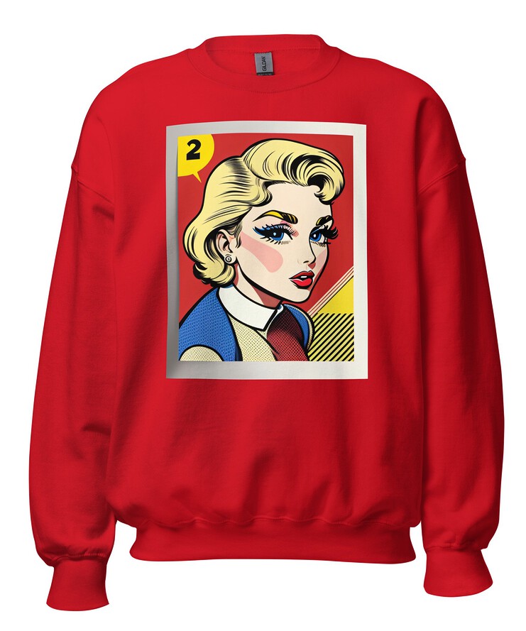 Unisex Crew Neck Sweatshirt - Vintage American Comic Series v.8 | Sweatshirt | Buy Online | GRAPHIC T-SHIRTS