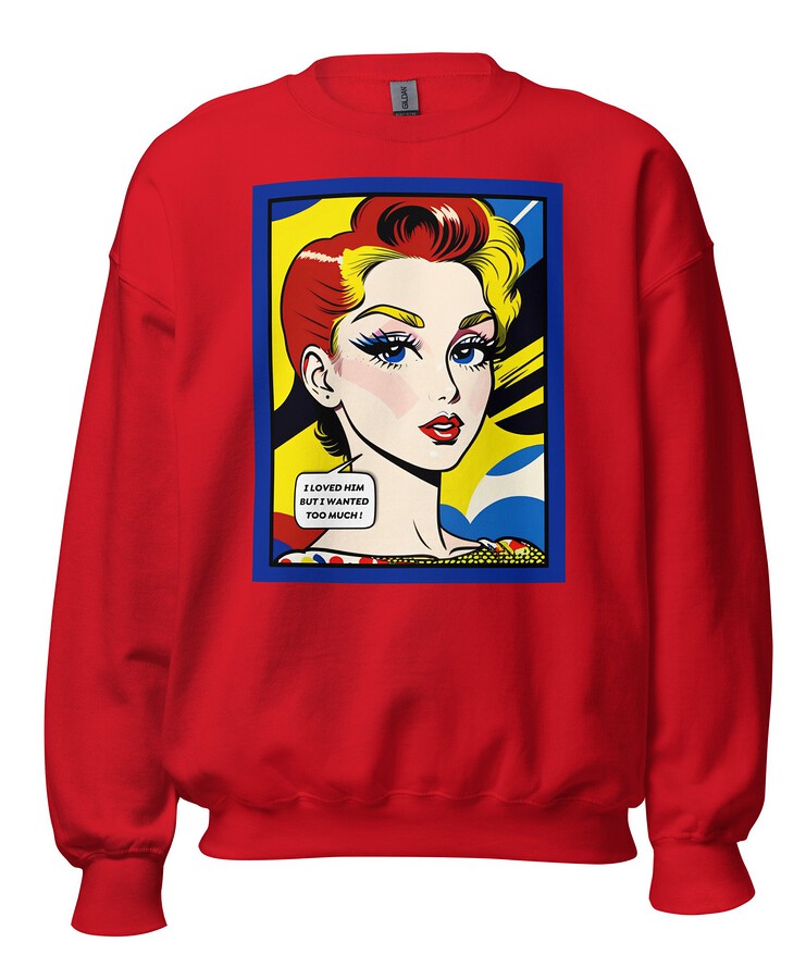 Unisex Crew Neck Sweatshirt - Vintage American Comic Series v.6 | Sweatshirt | Buy Online | GRAPHIC T-SHIRTS