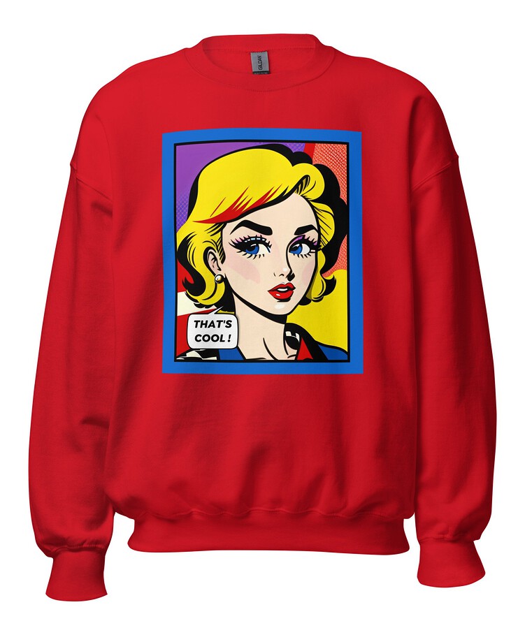 Unisex Crew Neck Sweatshirt - Vintage American Comic Series v.5 | Sweatshirt | Buy Online | GRAPHIC T-SHIRTS