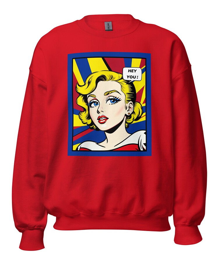 Unisex Crew Neck Sweatshirt - Vintage American Comic Series v.4 | Sweatshirt | Buy Online | GRAPHIC T-SHIRTS