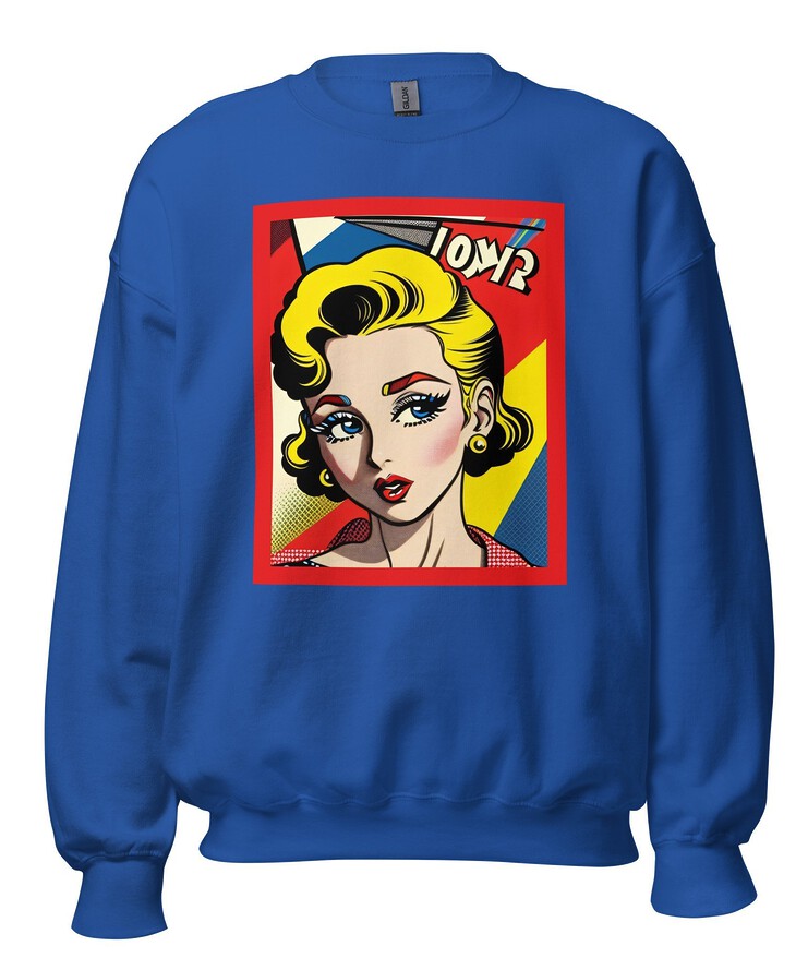 Unisex Crew Neck Sweatshirt - Vintage American Comic Series v.15 | Sweatshirt | Buy Online | GRAPHIC T-SHIRTS