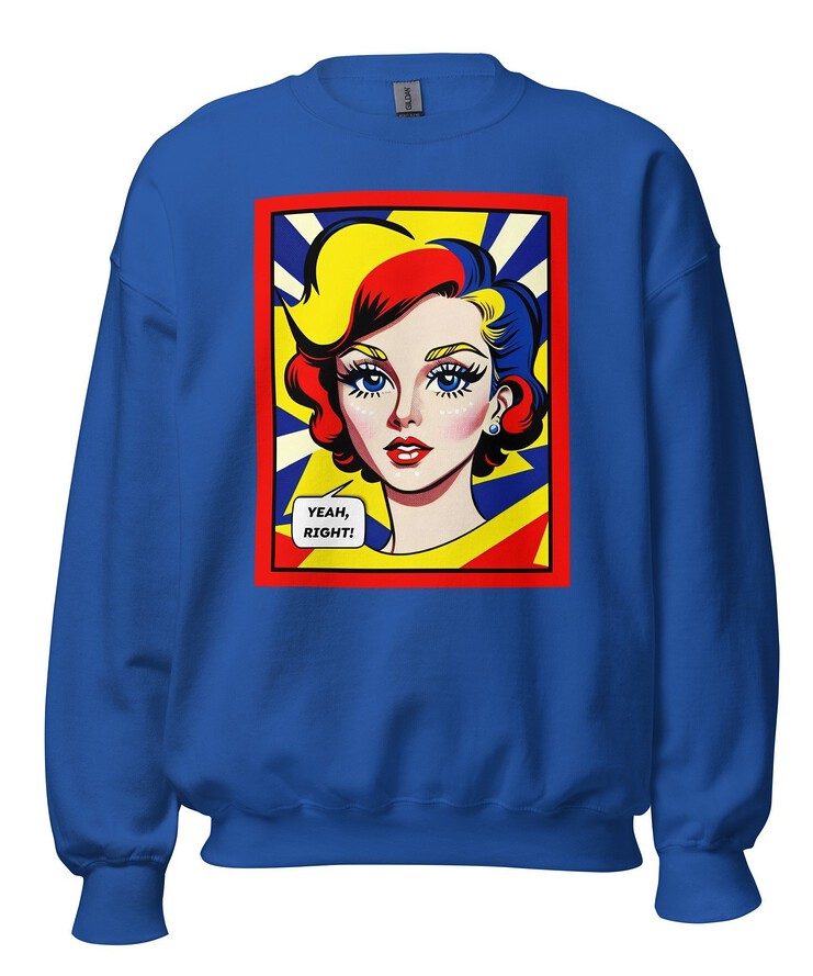 Unisex Crew Neck Sweatshirt - Vintage American Comic Series v.3 | Sweatshirt | Buy Online | GRAPHIC T-SHIRTS