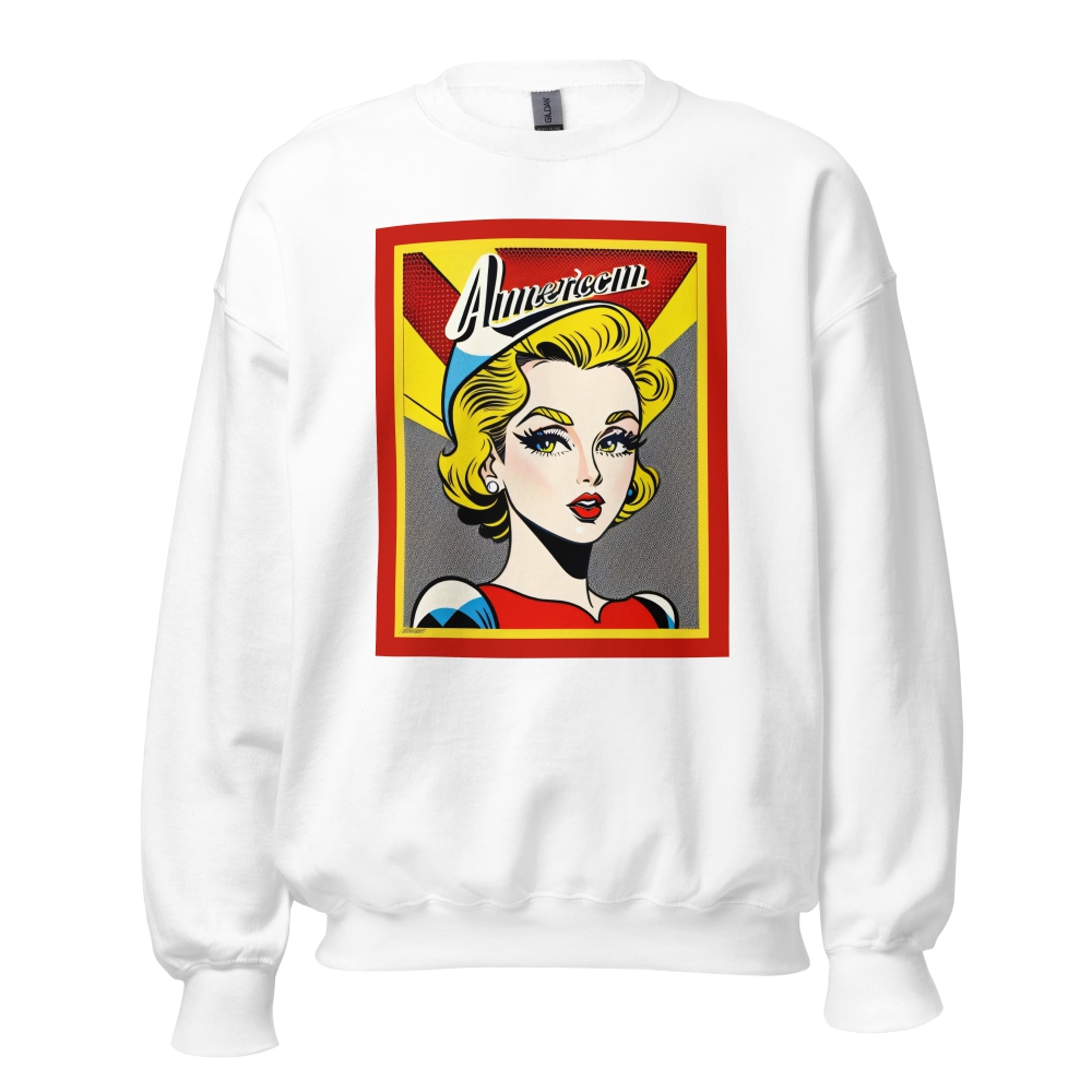 Unisex Crew Neck Sweatshirt - Vintage American Comic Series v.27