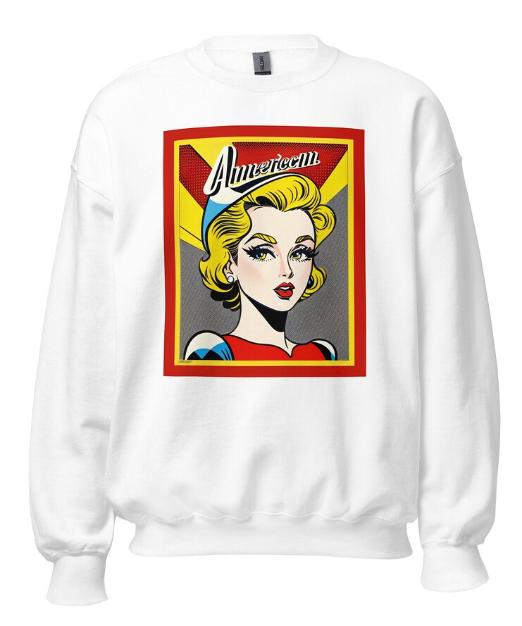 Unisex Crew Neck Sweatshirt - Vintage American Comic Series v.27 | Sweatshirt | Buy Online | GRAPHIC T-SHIRTS