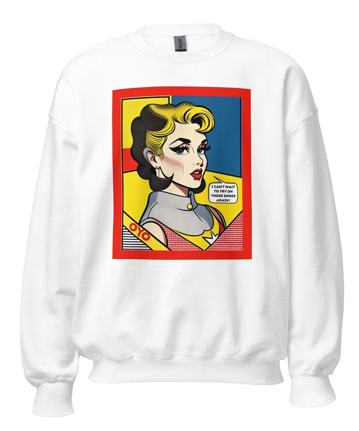 Unisex Crew Neck Sweatshirt - Vintage American Comic Series v.7 | Sweatshirt | Buy Online | GRAPHIC T-SHIRTS