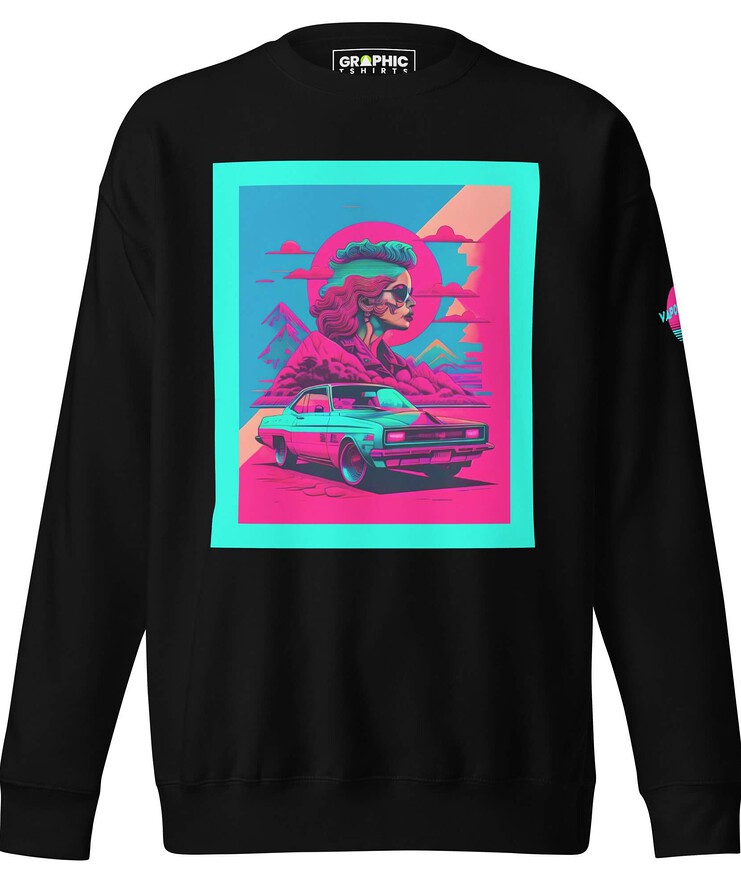 Unisex Premium Sweatshirt - Vaporwave Series v.32 | Sweatshirt | Buy Online | GRAPHIC T-SHIRTS