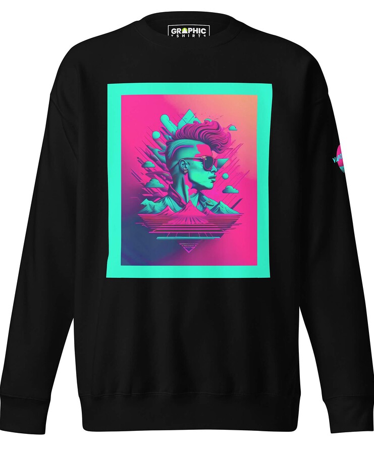 Unisex Premium Sweatshirt - Vaporwave Series v.26 | Sweatshirt | Buy Online | GRAPHIC T-SHIRTS