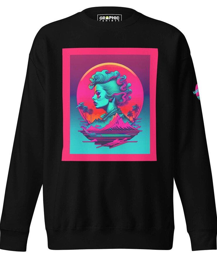 Unisex Premium Sweatshirt - Vaporwave Series v.25 | Sweatshirt | Buy Online | GRAPHIC T-SHIRTS