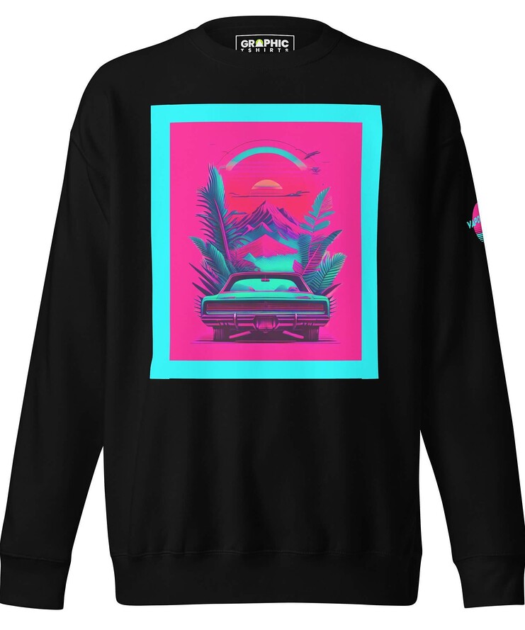 Unisex Premium Sweatshirt - Vaporwave Series v.23 | Sweatshirt | Buy Online | GRAPHIC T-SHIRTS