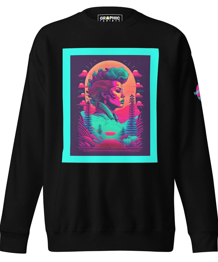 Unisex Premium Sweatshirt - Vaporwave Series v.22 | Sweatshirt | Buy Online | GRAPHIC T-SHIRTS