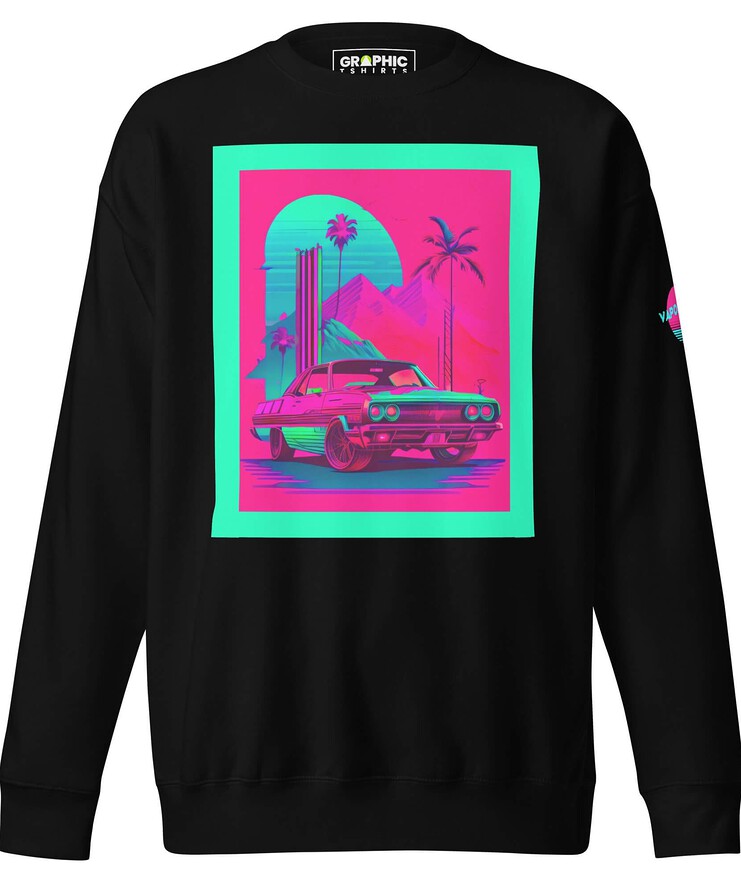 Unisex Premium Sweatshirt - Vaporwave Series v.17 | Sweatshirt | Buy Online | GRAPHIC T-SHIRTS