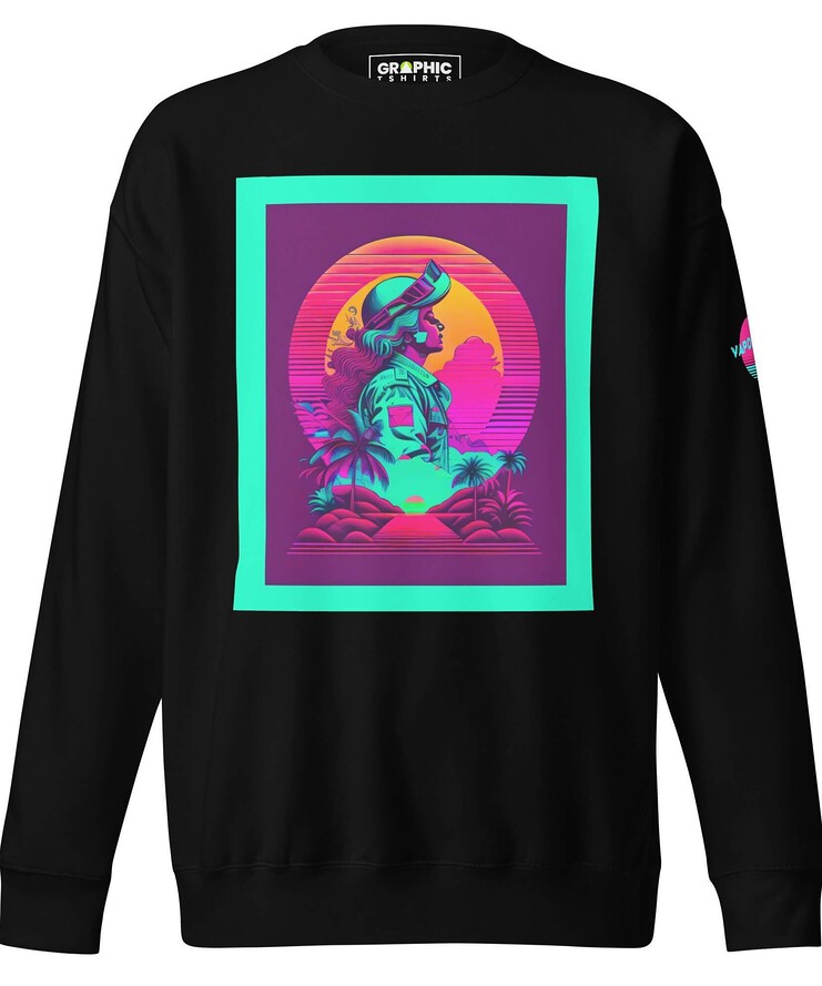 Unisex Premium Sweatshirt - Vaporwave Series v.13 | Sweatshirt | Buy Online | GRAPHIC T-SHIRTS