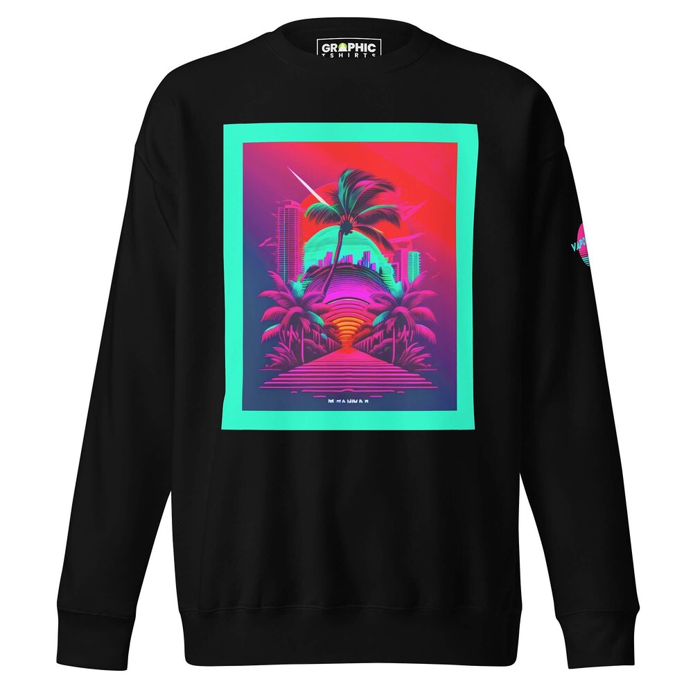 Unisex Premium Sweatshirt - Vaporwave Series v.6 — GRAPHIC T-SHIRTS