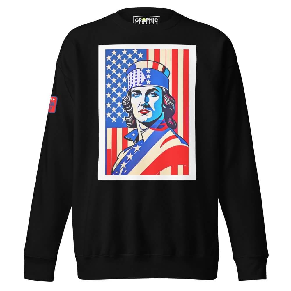 Unisex Premium Sweatshirt - American Liberty Series v.6 — GRAPHIC T-SHIRTS