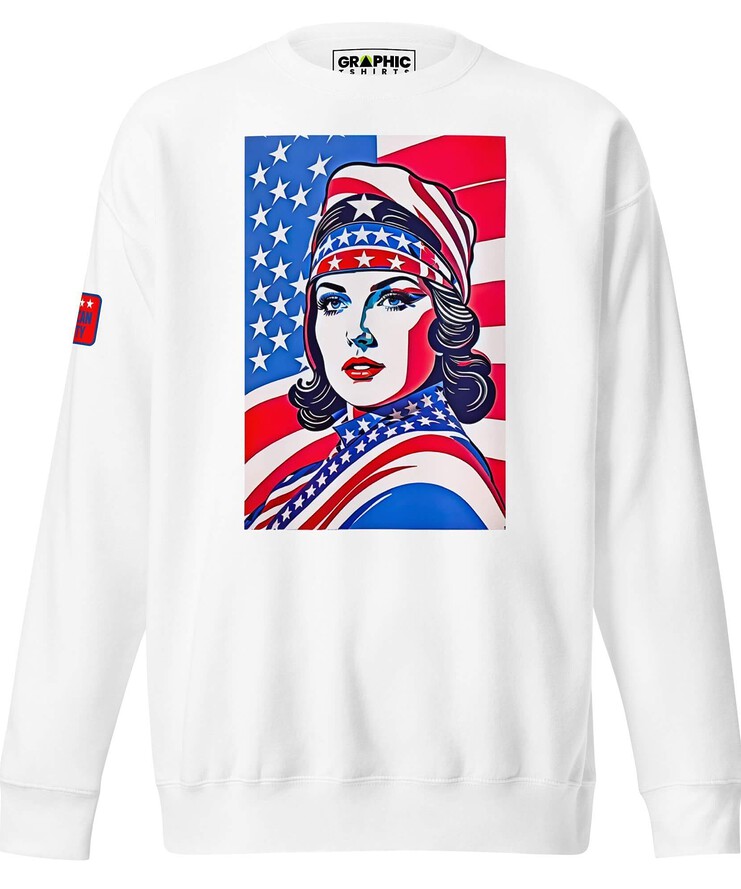 Unisex Premium Sweatshirt - American Liberty Series v.33 | Sweatshirt | Buy Online | GRAPHIC T-SHIRTS