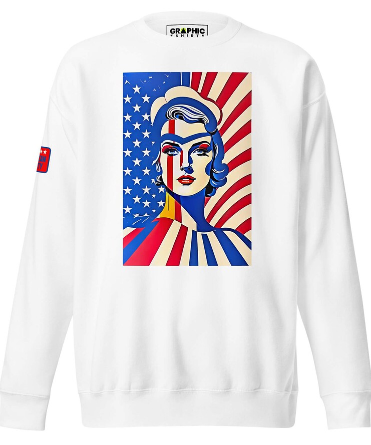 Unisex Premium Sweatshirt - American Liberty Series v.30 | Sweatshirt | Buy Online | GRAPHIC T-SHIRTS