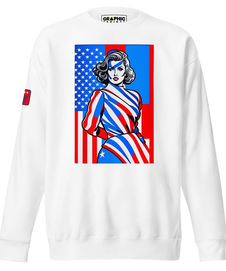 Unisex Premium Sweatshirt - American Liberty Series v.24 | Sweatshirt | Buy Online | GRAPHIC T-SHIRTS