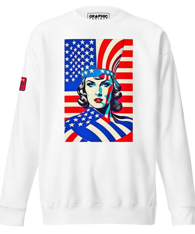 Unisex Premium Sweatshirt - American Liberty Series v.19 | Sweatshirt | Buy Online | GRAPHIC T-SHIRTS