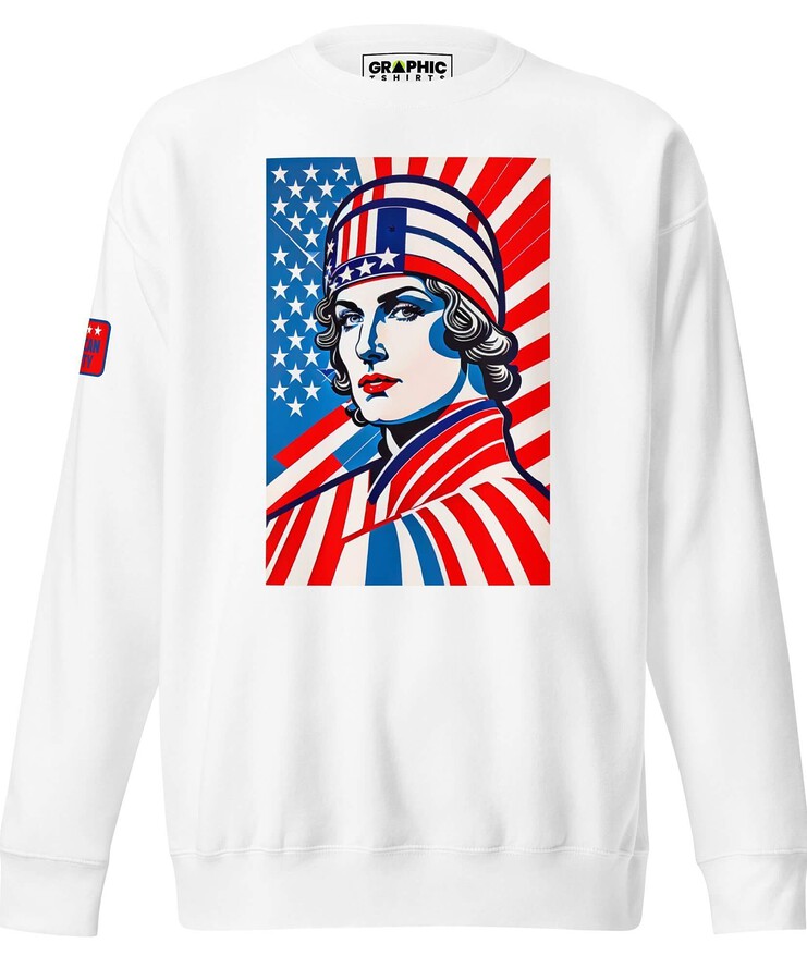 Unisex Premium Sweatshirt - American Liberty Series v.18 | Sweatshirt | Buy Online | GRAPHIC T-SHIRTS