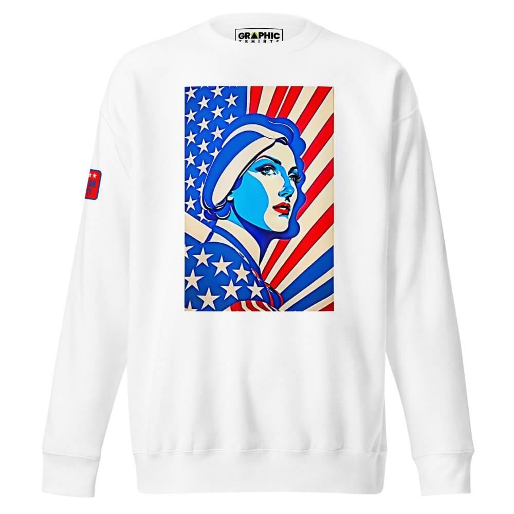 Unisex Premium Sweatshirt - American Liberty Series v.15 — GRAPHIC T-SHIRTS
