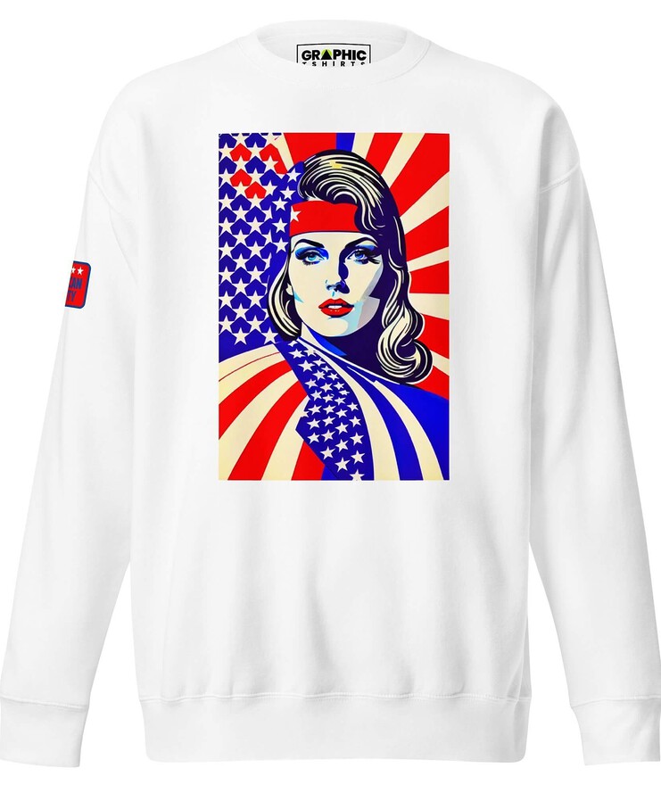 Unisex Premium Sweatshirt - American Liberty Series v.12 | Sweatshirt | Buy Online | GRAPHIC T-SHIRTS