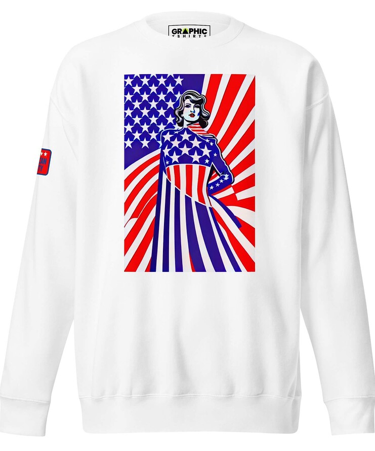 Unisex Premium Sweatshirt - American Liberty Series v.11 | Sweatshirt | Buy Online | GRAPHIC T-SHIRTS