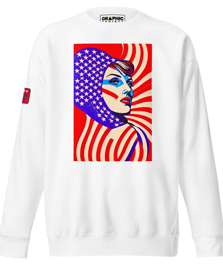 Unisex Premium Sweatshirt - American Liberty Series v.8 | Sweatshirt | Buy Online | GRAPHIC T-SHIRTS