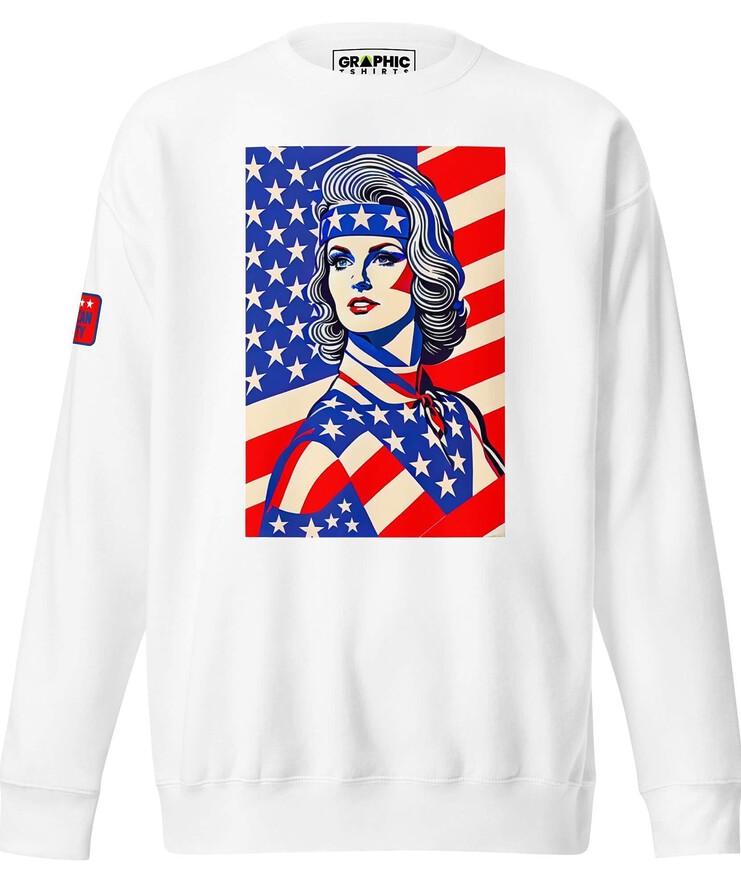 Unisex Premium Sweatshirt - American Liberty Series v.7 | Sweatshirt | Buy Online | GRAPHIC T-SHIRTS